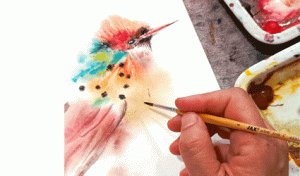 Dessin / peinture - Séverine Lange